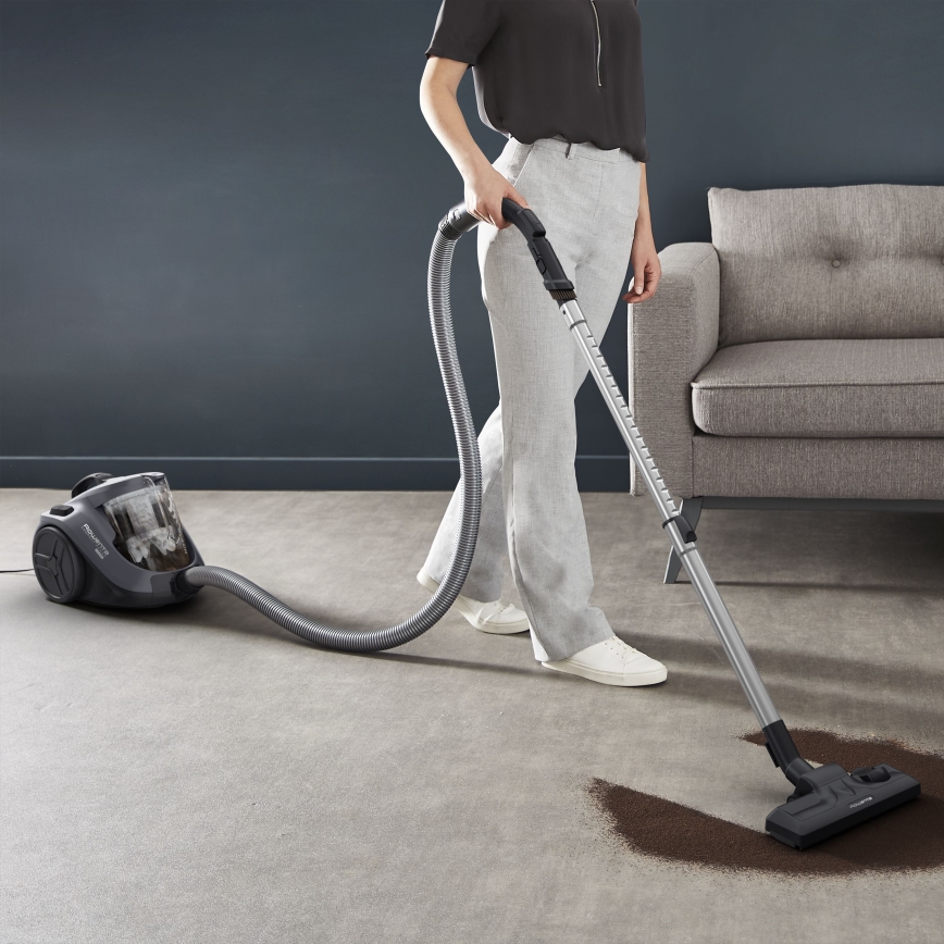 Rowenta - Dammsugare utan påse COMPACT POWER 1,5l 750W/230V grå