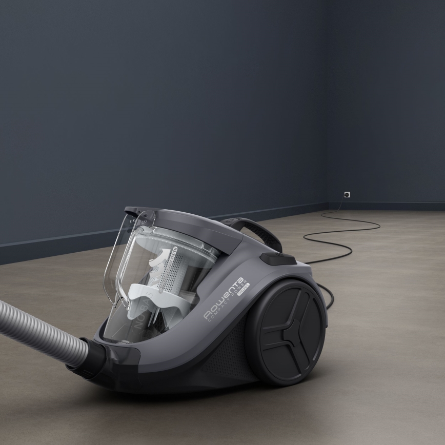 Rowenta - Dammsugare utan påse COMPACT POWER 1,5l 750W/230V grå