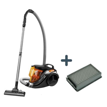 Rowenta - Dammsugare utan påse COMPACT POWER 1,5l 750W/230V svart/orange