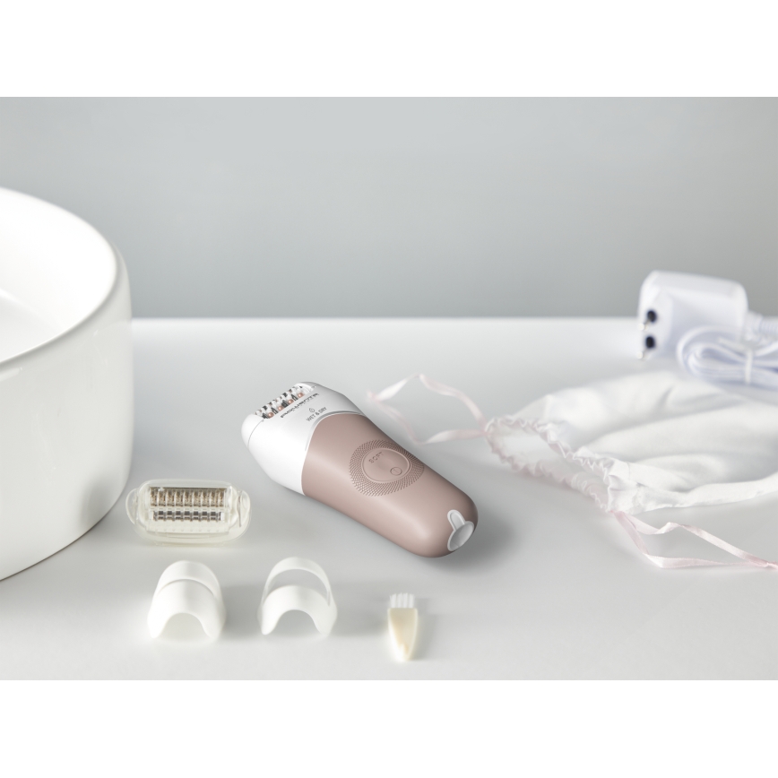 Rowenta - Epilator WET&DRY 4,5 W/5 V 600 mAh beige/guld