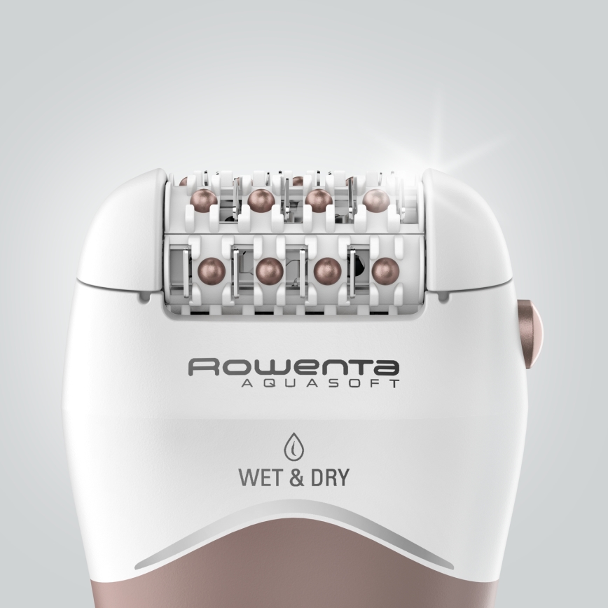Rowenta - Epilator WET&DRY 4,5 W/5 V 600 mAh beige/guld