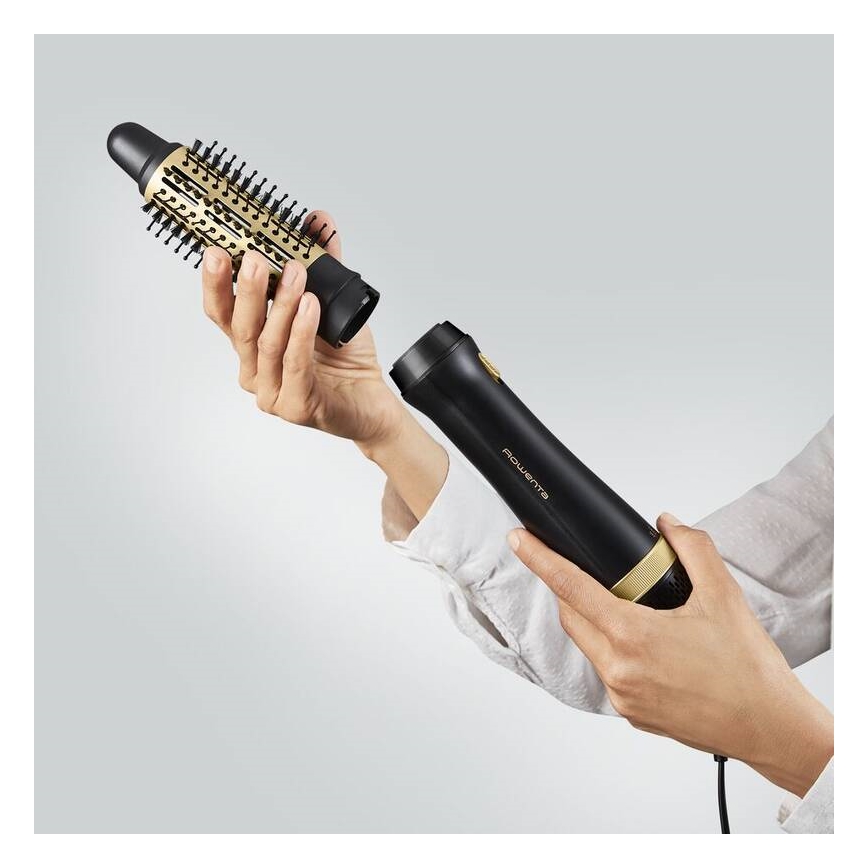 Rowenta - Värmeborste EXPRESS STYLE 800W/230V svart/guld