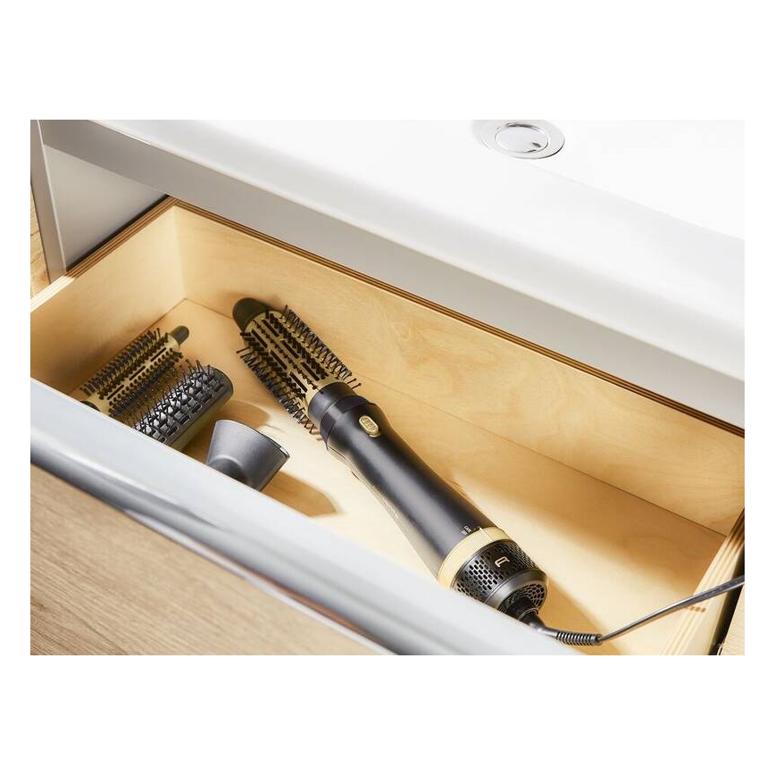 Rowenta - Värmeborste EXPRESS STYLE 800W/230V svart/guld