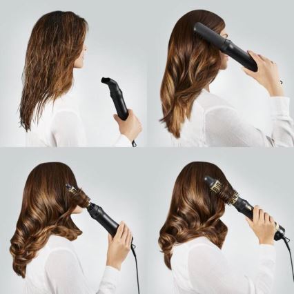 Rowenta - Värmeborste EXPRESS STYLE 800W/230V svart/guld