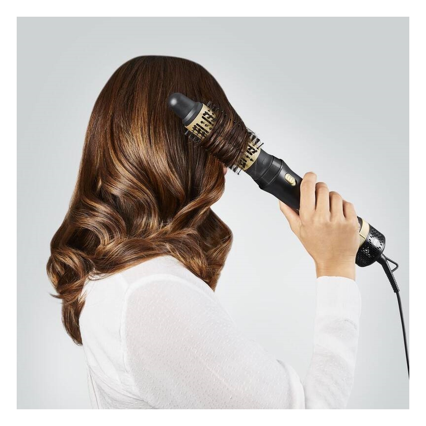 Rowenta - Värmeborste EXPRESS STYLE 800W/230V svart/guld