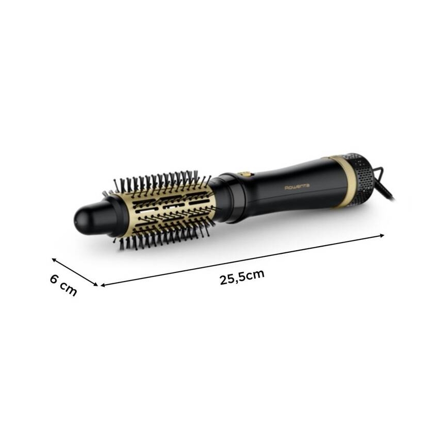 Rowenta - Värmeborste EXPRESS STYLE 800W/230V svart/guld