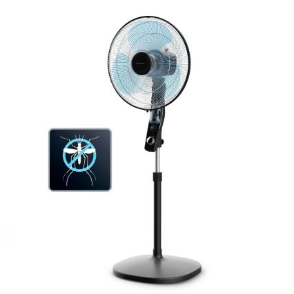 Rowenta - Golvfläkt med inbyggd myggavvisare ESSENTIAL+ 60W/230V 130 cm svart