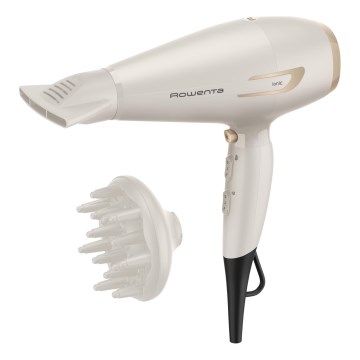 Rowenta - Hårtork PRO POWER 2200W/230V krämfärgad