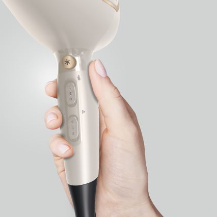 Rowenta - Hårtork PRO POWER 2200W/230V krämfärgad