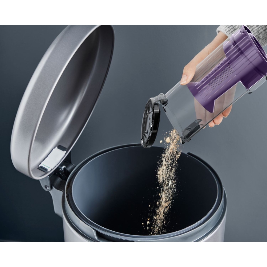 Rowenta - Skaftdammsugare X-PERT 2i1 140W/18V 2500 mAh lila