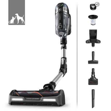 Rowenta - Stavdammsugare 3-i-1 X-FORCE ANIMAL AUTO 480W/32,4V svart 2000 mAh