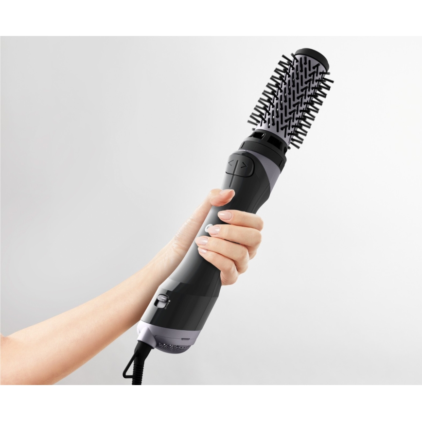 Rowenta - Varmluftsborste BRUSH ACTIV 1000W/230V svart