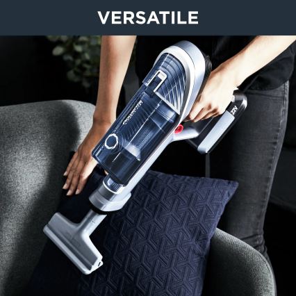 Rowenta - Stavmoppdammsugare X-FORCE FLEX 8,60 ANIMAL AQUA 4-i-1 185W/22V blå