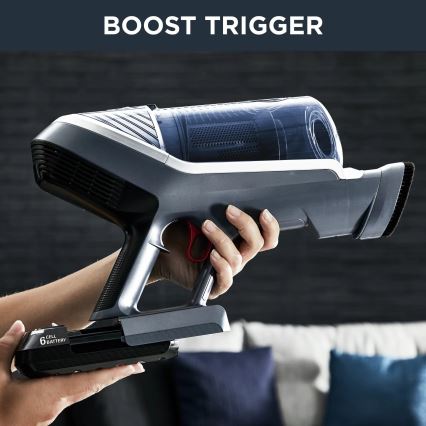 Rowenta - Stavmoppdammsugare X-FORCE FLEX 8,60 ANIMAL AQUA 4-i-1 185W/22V blå