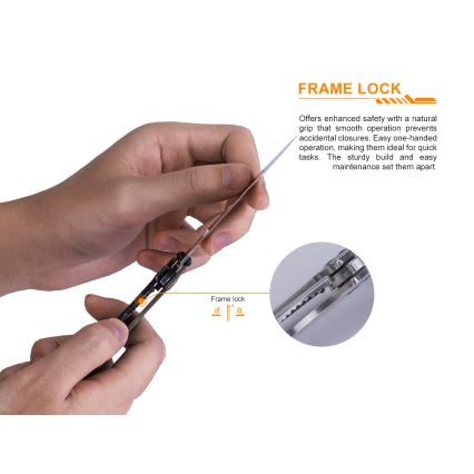 Ruike RUP801G - Vikbar fickkniv 20 cm grön