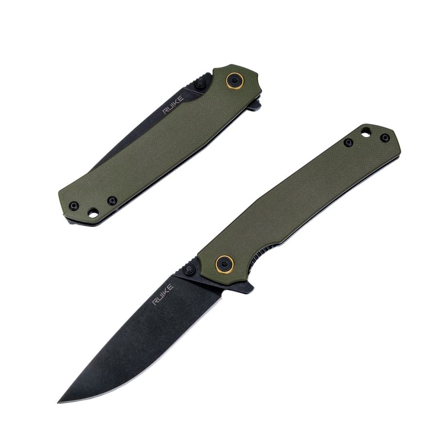 Ruike RUP801G - Vikbar fickkniv 20 cm grön
