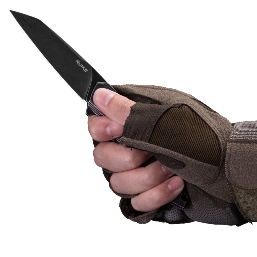 Ruike RUP831SSB - vikbar kompakt kniv 19,5 cm svart