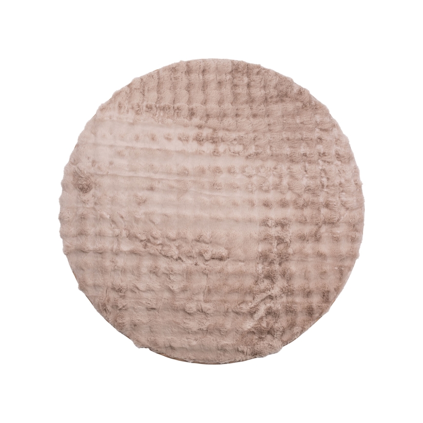 Rund matta RABBIT BUBBLE 160 cm beige