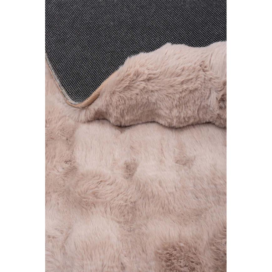 Rund matta RABBIT BUBBLE 160 cm beige