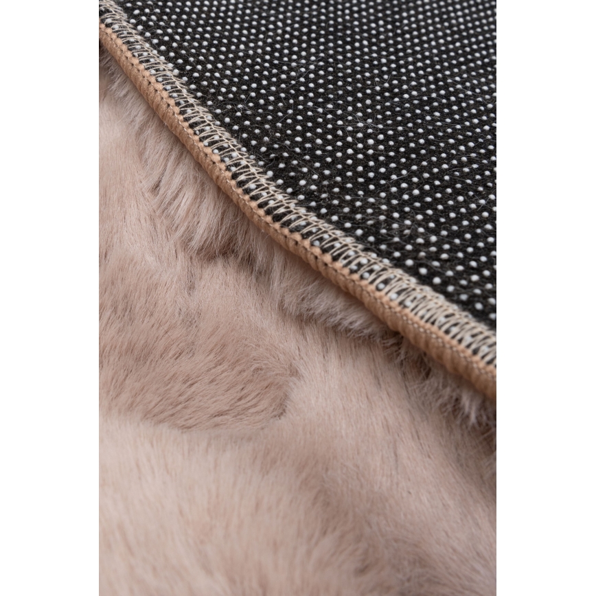 Rund matta RABBIT BUBBLE 160 cm beige