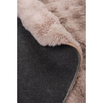 Rund matta RABBIT BUBBLE 160 cm beige