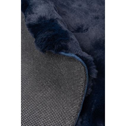 Rund matta RABBIT BUBBLE 160 cm blå