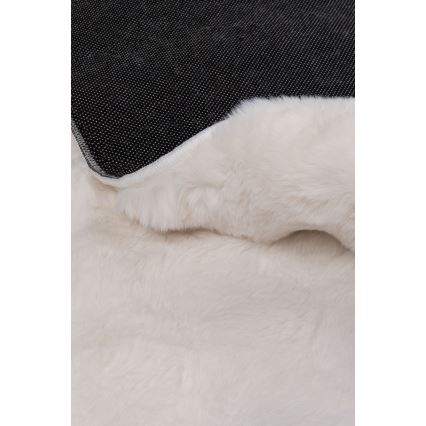 Rund matta RABBIT BUBBLE 160 cm, krämfärgad