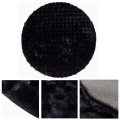 Rund matta RABBIT BUBBLE 160 cm svart