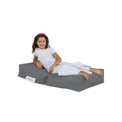 Sacco-säck med fotstöd 65x40 cm grå