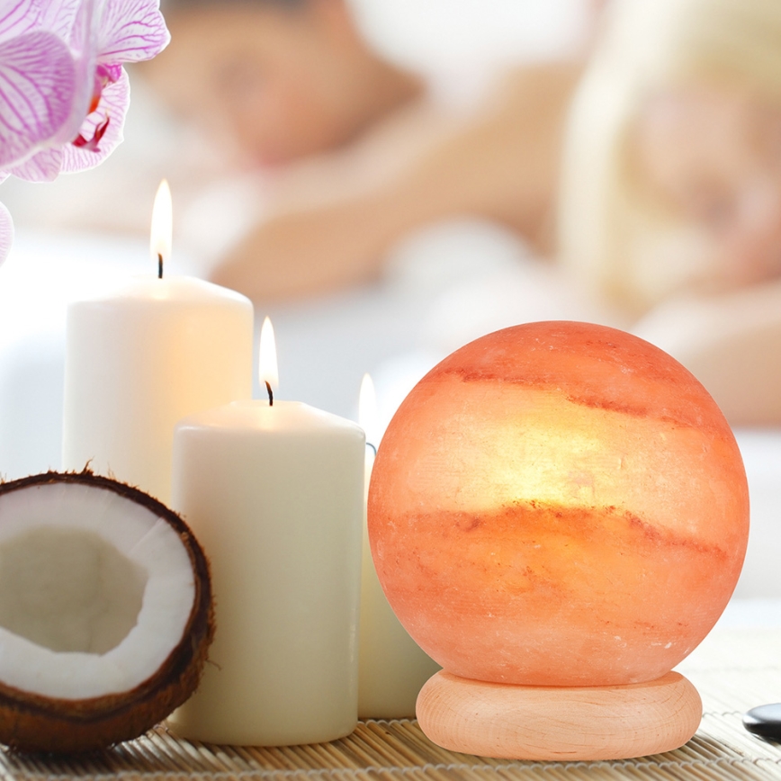 Salt lampa SALLY 1xE14/25W/230V Al 4,4 kg