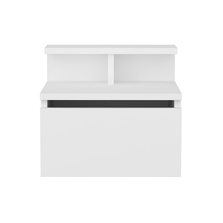 Sängbord ALICE 39,8x35 cm vit