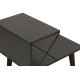 Sängbord CROSS 55x50 cm antracit