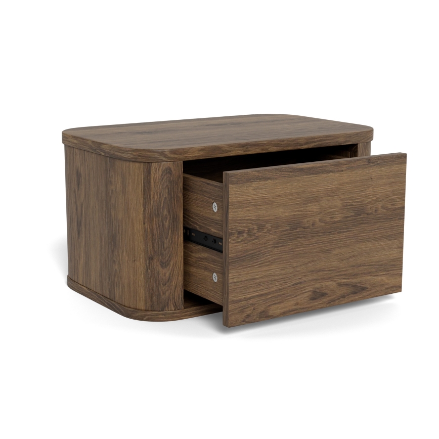 Sängbord MADERA 46x30 cm ek