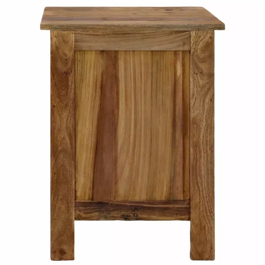 Sängbord RAMI 60x45 cm massivt trä/rosenträ