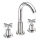 Sapho - 3-håls tvättställsblandare AXIA RETRO 23,8 cm, polerad krom