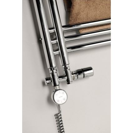 Sapho - Termostatisk anslutningssats för mittanslutning TWIN COMBI höger/blank krom