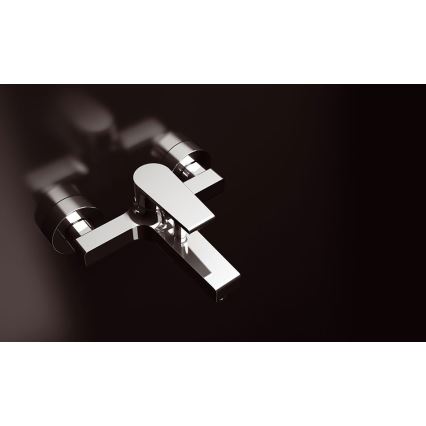 Sapho - Badkarsblandare KAI i polerad krom