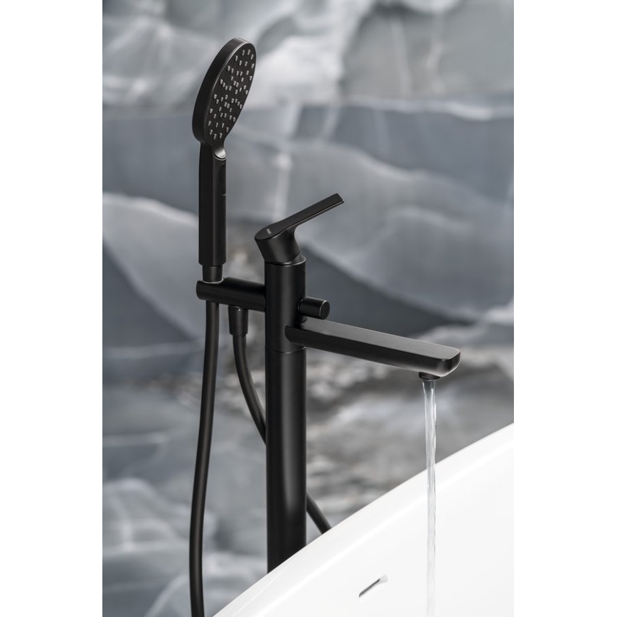 Sapho - Badkarsset med blandare PAX matt svart