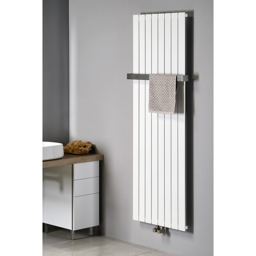 Sapho - Badrumsradiator COLONNA 1205W/230V 60x180 cm vit