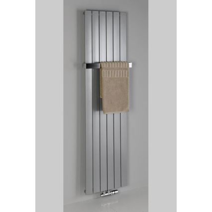 Sapho - Badrumsradiator COLONNA 910W/230V 45x180 cm silver