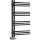 Sapho - Badrumsradiator DORLION 300W/230V 50x90 cm matt svart