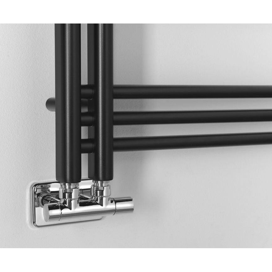 Sapho - Badrumsradiator DORLION 300W/230V 50x90 cm matt svart