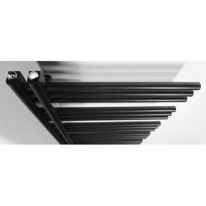 Sapho - Badrumsradiator DORLION 400W 50x120x50 cm matt svart