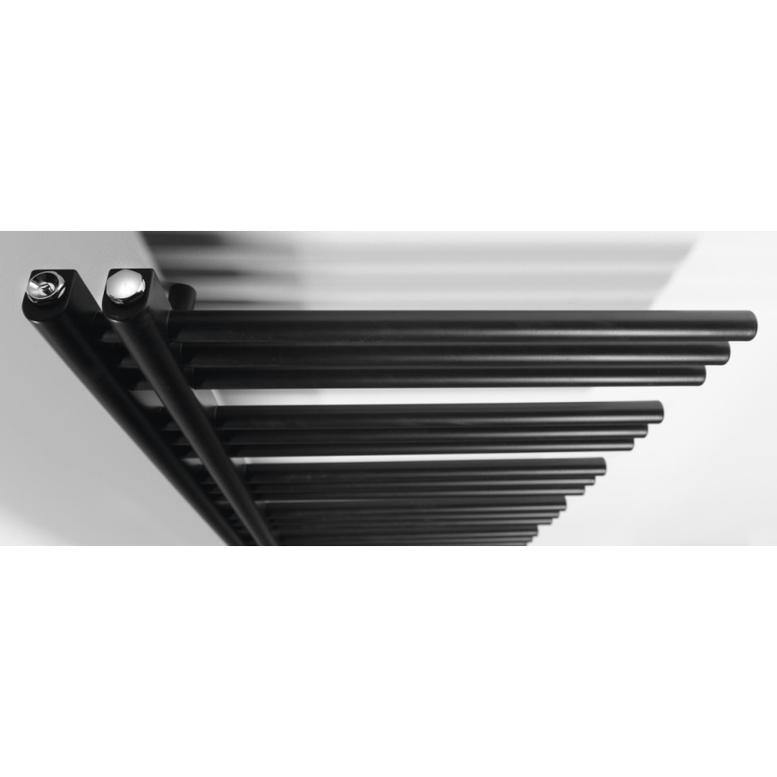 Sapho - Badrumsradiator DORLION 400W 50x120x50 cm matt svart