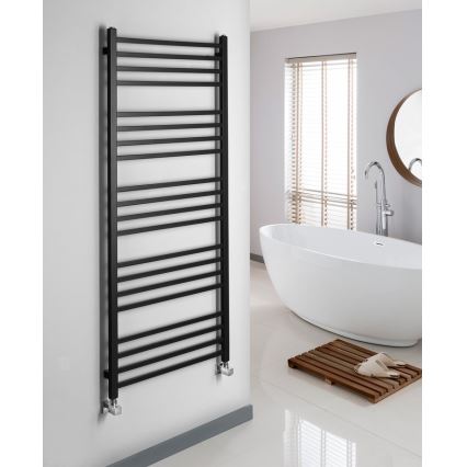 Sapho - Badrumsradiator METRO 151x60 cm matt svart