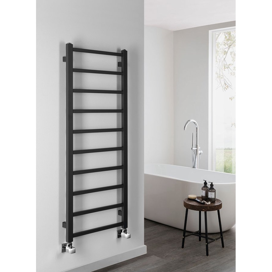 Sapho - Badrumsradiator METRO DOS 114x40 cm matt svart