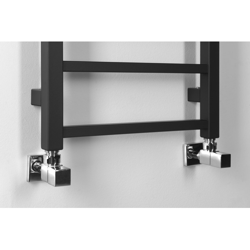 Sapho - Badrumsradiator METRO DOS 114x40 cm matt svart