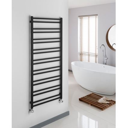 Sapho - Badrumsradiator METRO DOS 143x55 cm matt svart