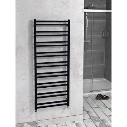 Sapho - Badrumsradiator METRO DOS 143x55 cm matt svart