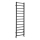 Sapho - Badrumsradiator METRO DOS 323W 40x150 cm matt svart